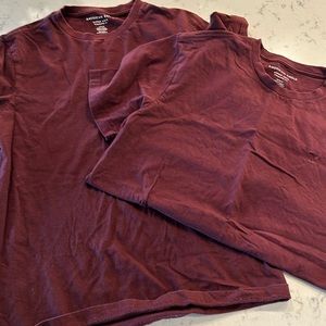 2 American Eagle tees